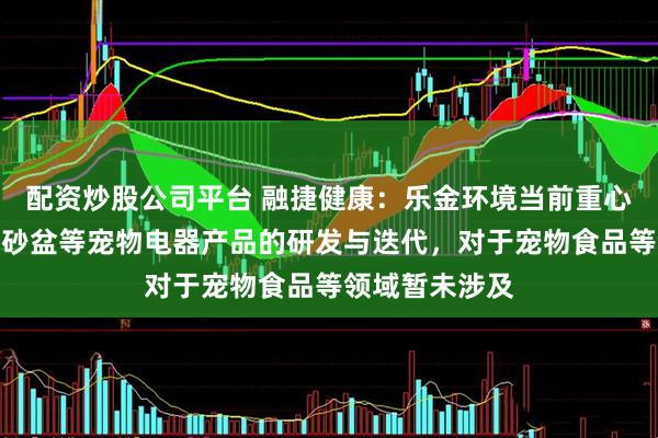 配资炒股公司平台 融捷健康:乐金环境当前重心集中于智能猫砂盆等宠物电器产品的研发与迭代,对于宠物食品等领域暂未涉及